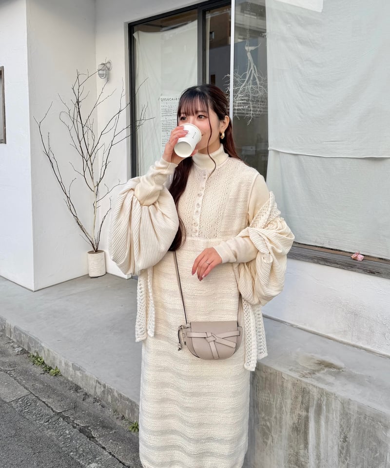 lace knit fringe onepiece | AÉRMA boutique lace knit fringe onepiece | AÉRMA boutique