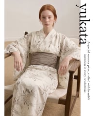 aèrma yukata.(浴衣＋帯)white