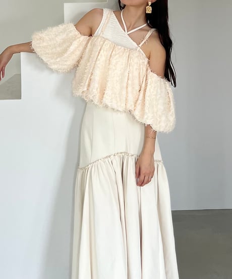 fringe volume offshoulder tops