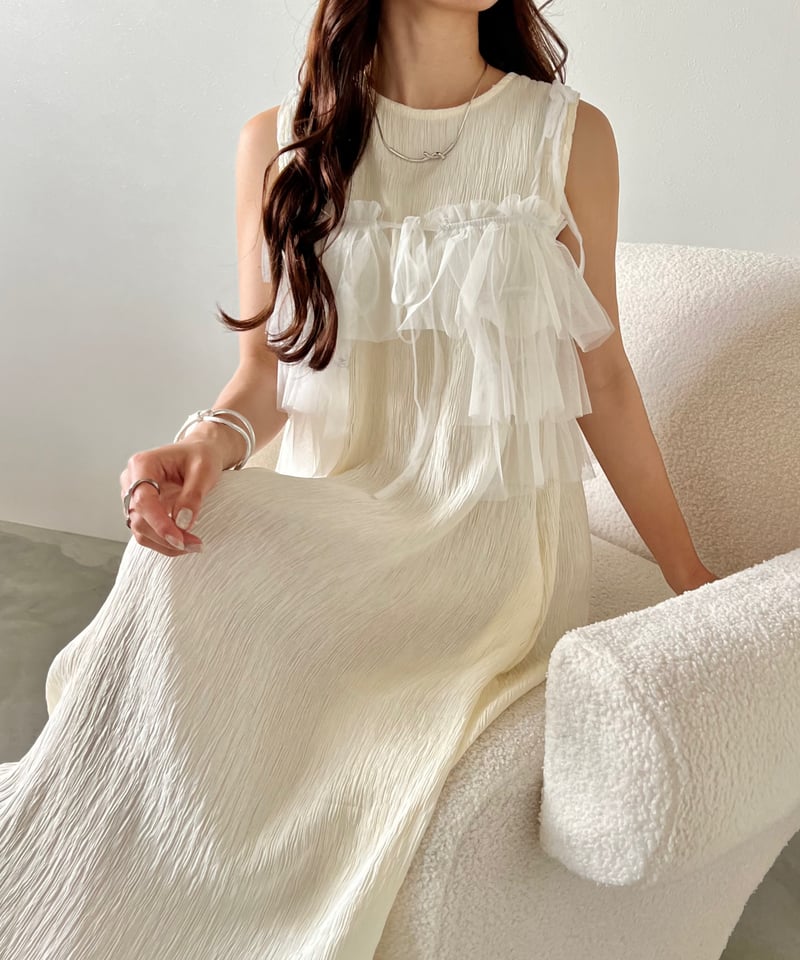 tulle tiered bustier | AÉRMA boutique