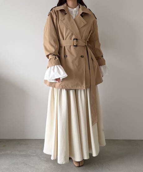 classic short trench coat
