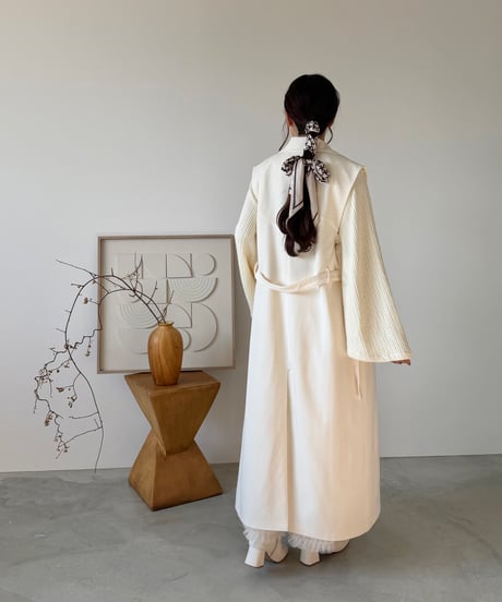 3way layered trench coat(ivory)