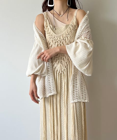long fringe bustier
