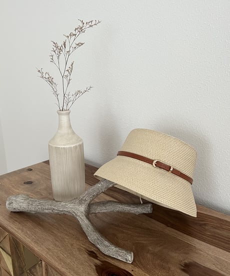 crochet belt bucket hat