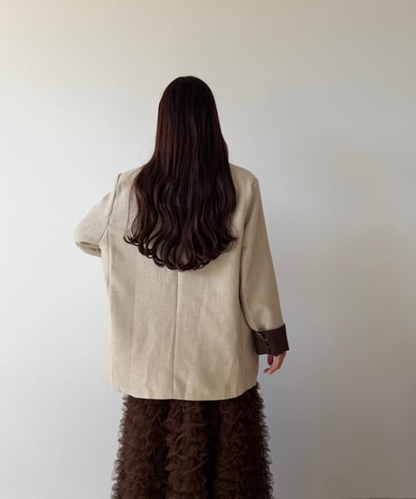 soft twill tailored jacket