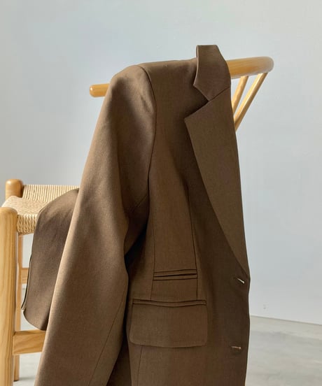 nuance brown tailored jacket