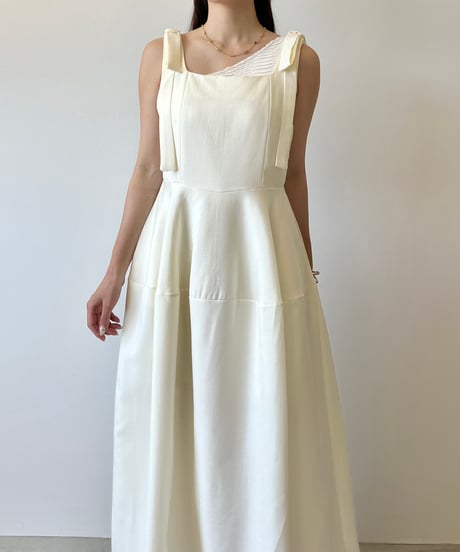 shoulder ribbon tai box onepiece