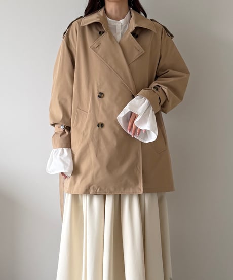 classic short trench coat
