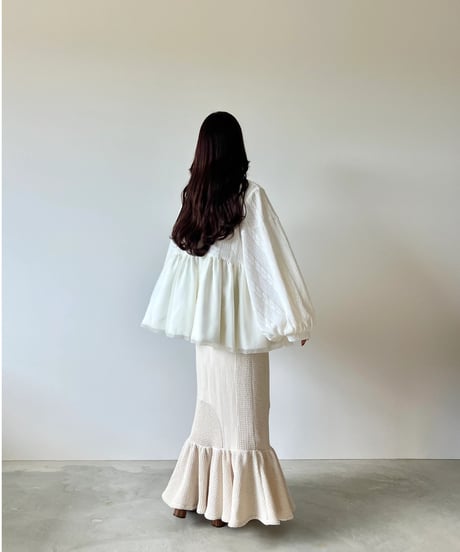 2 way nuance i line flare skirt