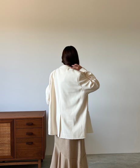 raw cut double jacket