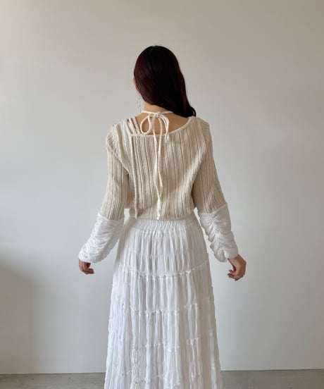 strap design sheer sleeve tops