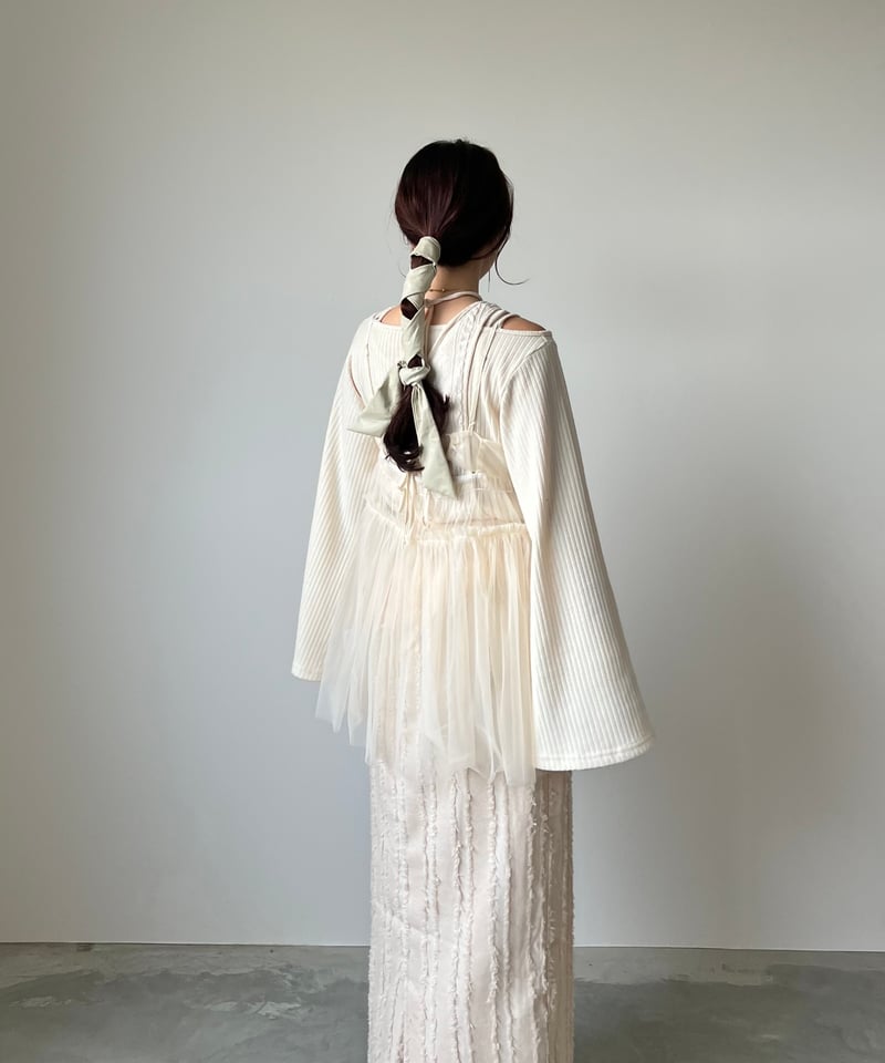 asymmetry strap flare tops | AÉRMA boutique