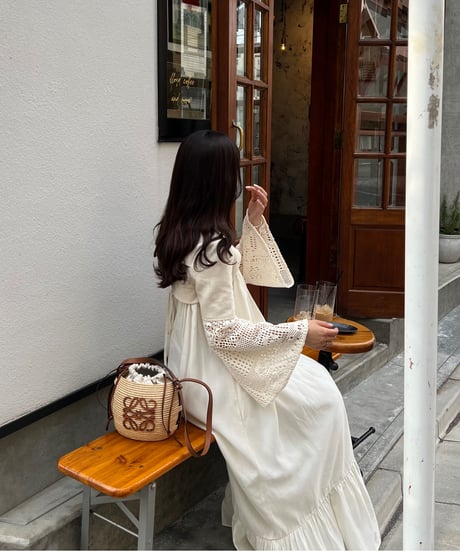 flare lace sleeve short bolero