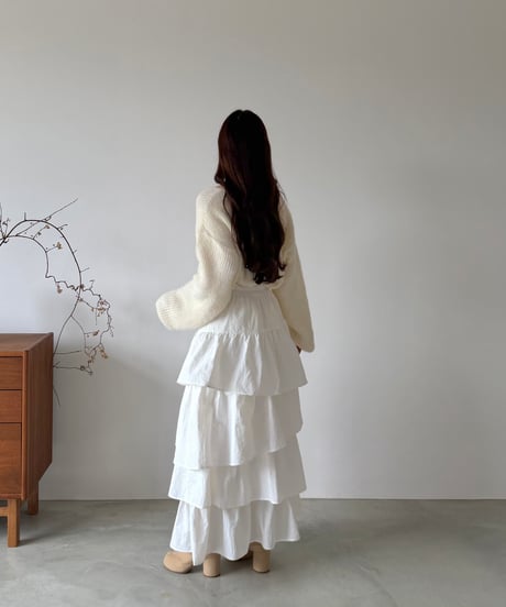 grace tiered long skirt