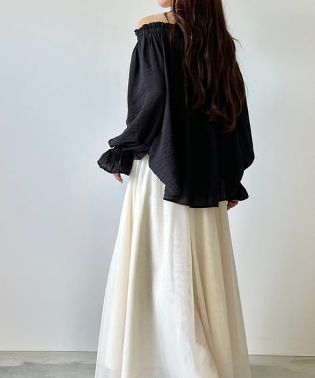 candy sleeve offshoulder blouse