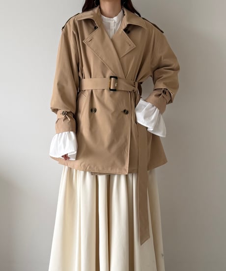 classic short trench coat