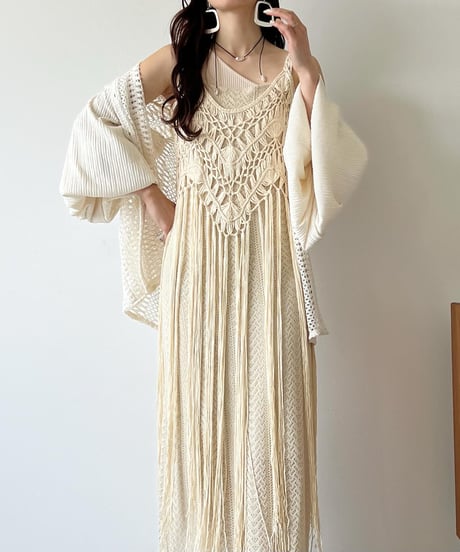 long fringe bustier