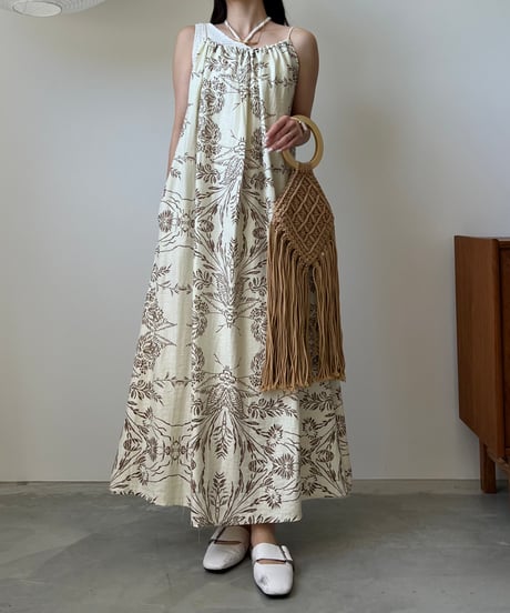 botanical gather maxi onepiece
