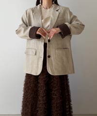 soft twill tailored jacket