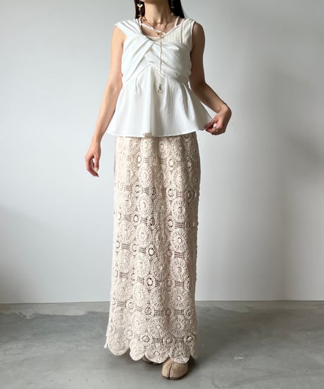 asymmetry peplum bustier