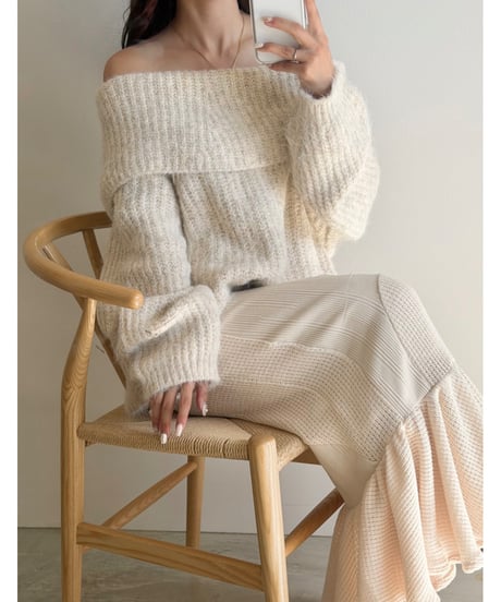 2 way nuance i line flare skirt