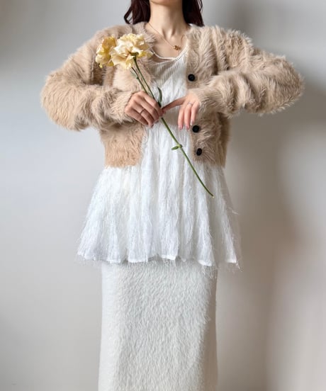 feather frill camisole