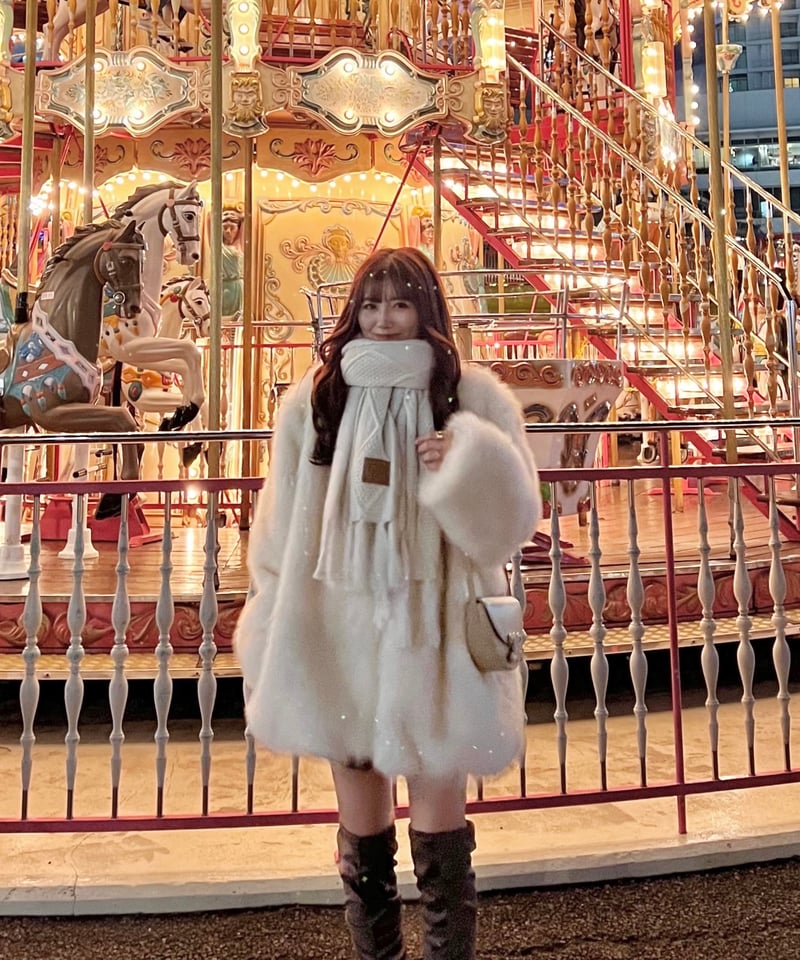 mix fur volume no collar coat | AÉRMA boutique