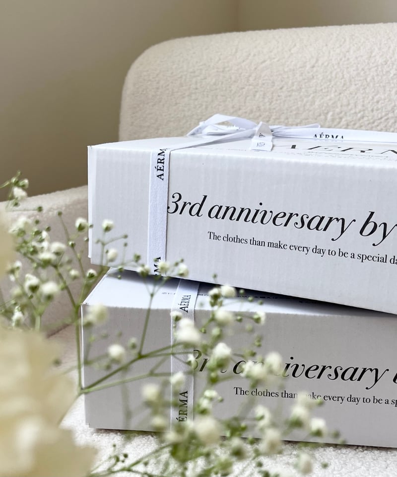 3rd anniversary box】 | AÉRMA boutique