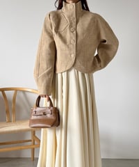 aerma tulle gather cardigan エリマブティック volume tulle gather cardigan | AÉRMA boutique