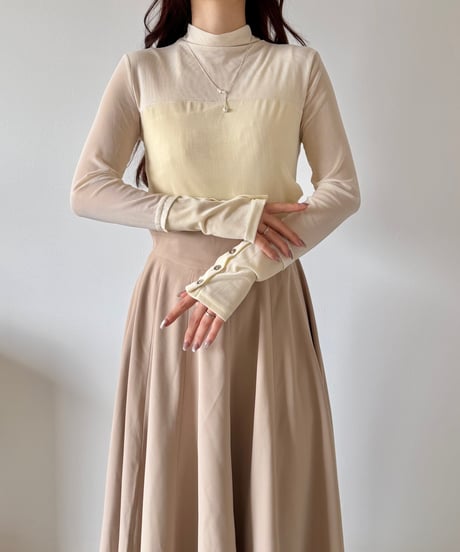 velour docking sheer tops