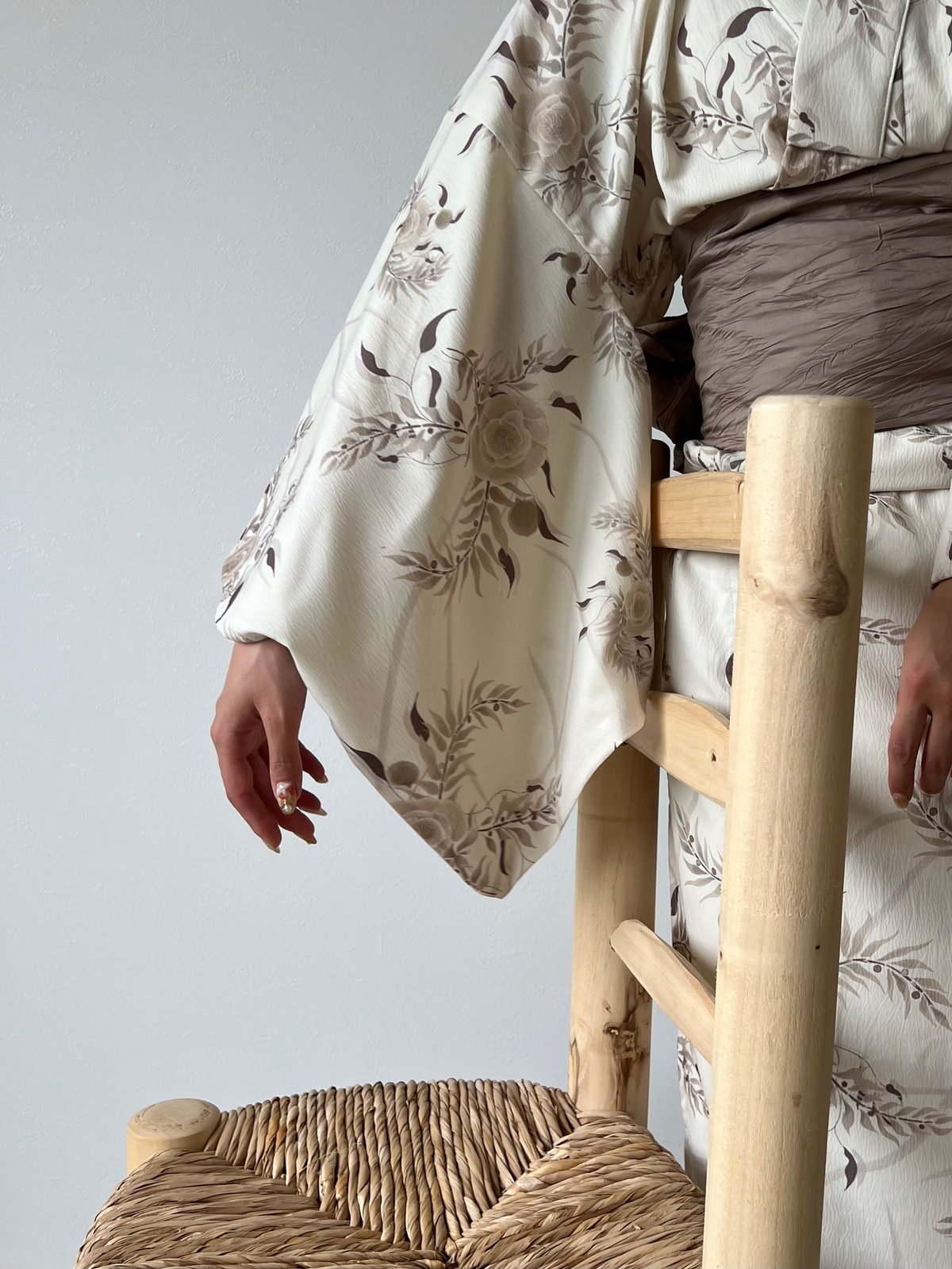 aèrma yukata.(浴衣＋帯)white | AÉRMA boutique