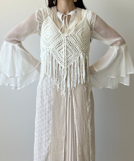 race fringe heme bustier