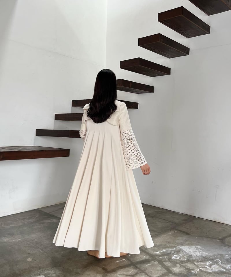 flare lace sleeve short bolero | AÉRMA boutique 