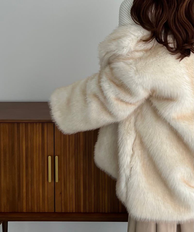 新品　【aere アエレ】eco suede half coat aere eco suede half coat ブラック