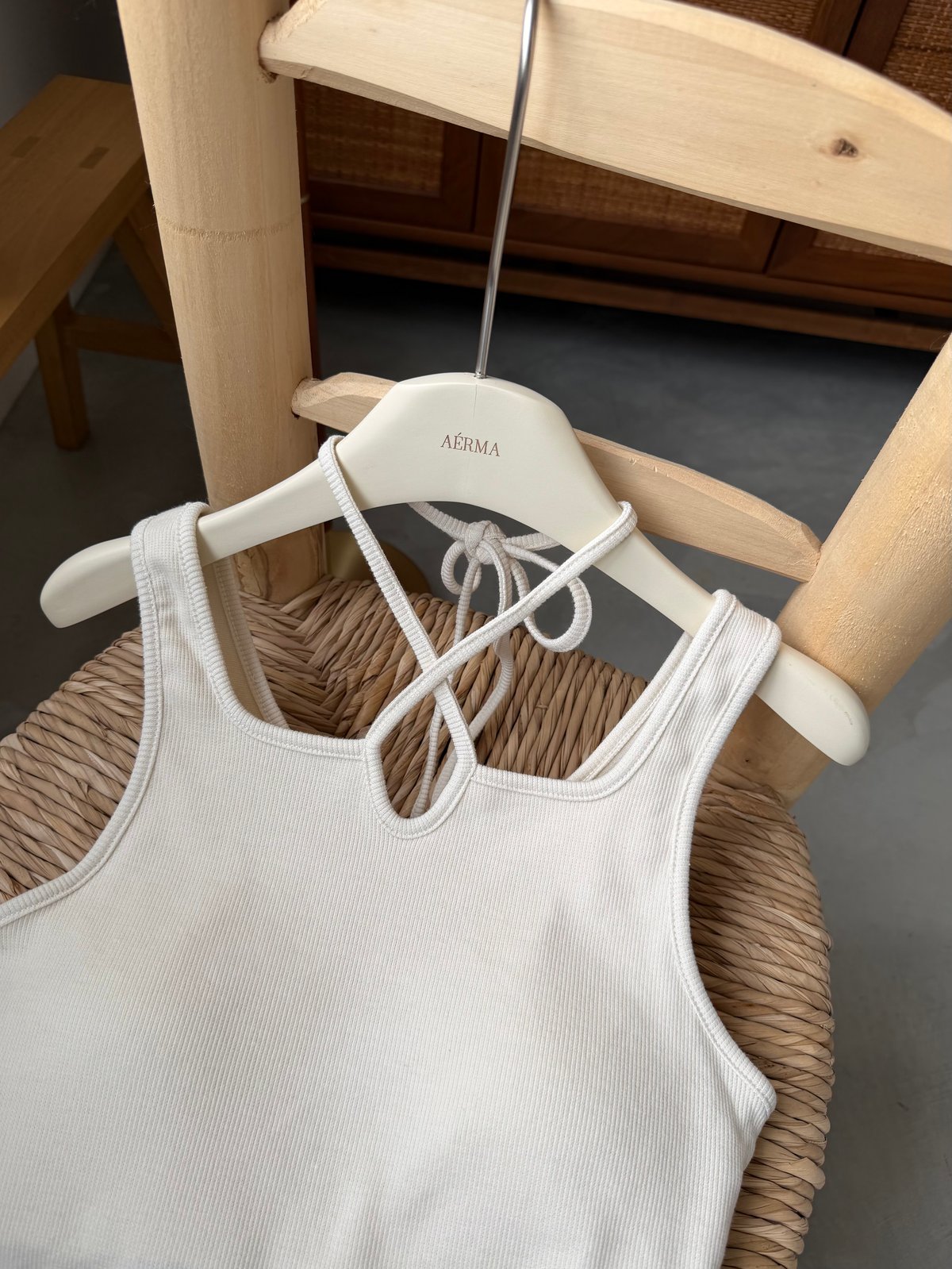 cross strap cup tank | AÉRMA boutique