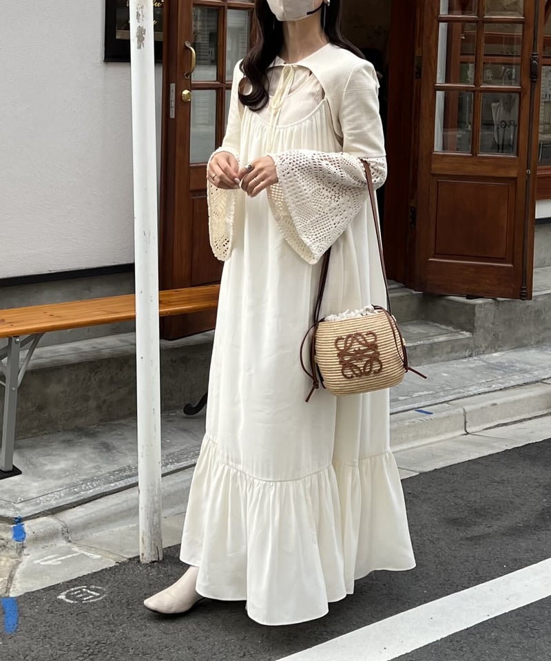 ボレロ AERMA flare lace sleeve short bolero flare lace sleeve short bolero | AÉRMA boutique