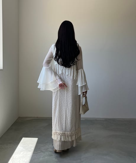 race fringe heme bustier