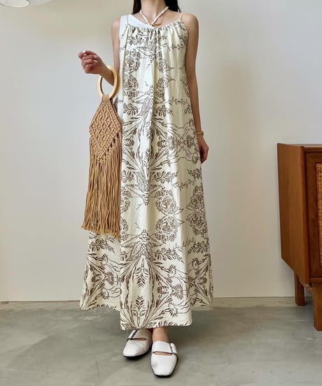 botanical gather maxi onepiece