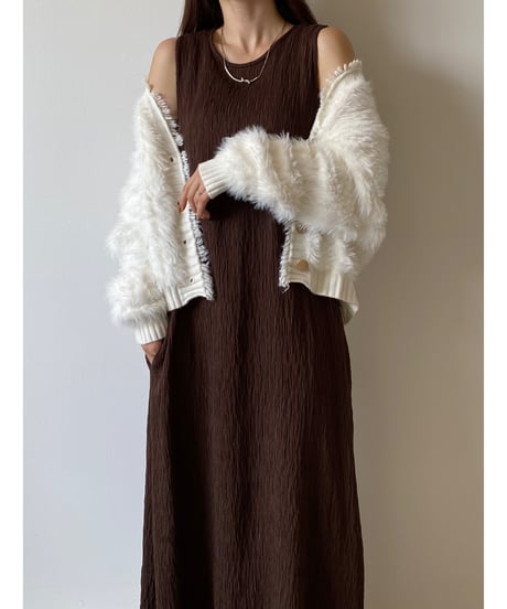 back silhouette pleats onepiece