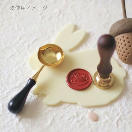 うさぎのスタンプ台