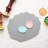貝のスタンプ台
