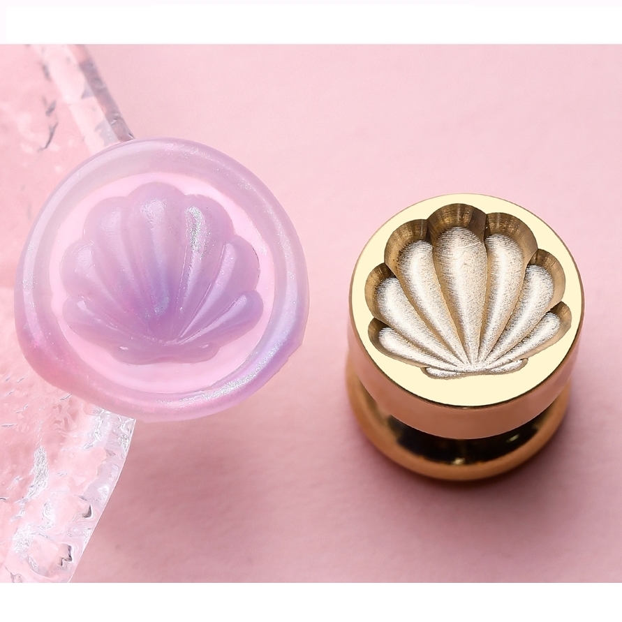 シェル1.5】15×15mm *10321* (A) | &made - シーリングスタンプ専門店