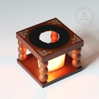 【1個】欅のワックス炉