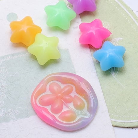 【1袋】星型蓄光ワックス　100粒　約45ｇ