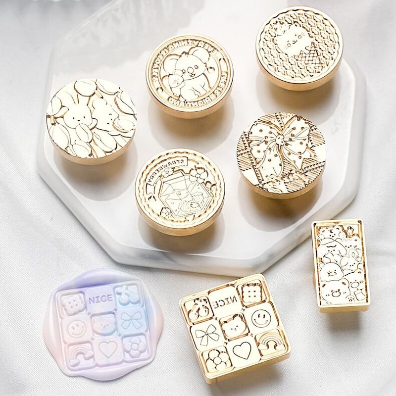 いちごミルク】25*25mm *10135* (A) | &made - シーリングスタンプ専門店