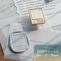 【SNSフレーム】23×28ｍｍ　*10417*　（A)