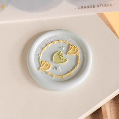 【三羽の鳥】25×25ｍｍ　*10248*　(C)