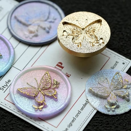 【マット3D蝶々】30×30ｍｍ　*10245*　(A)