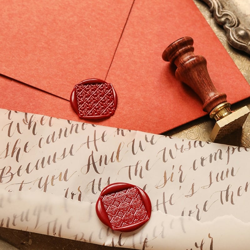 フルールドリスのカシェシーリングスタンプフランスアンティーク百合の