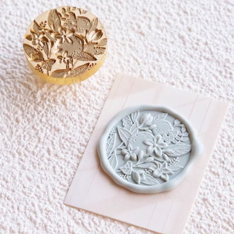 橘】25*25mm *10240* (A) | &made - シーリングスタンプ専門店